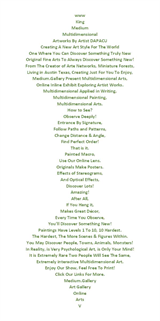 Multidimensional Writing